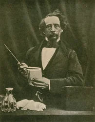 Charles Dickens Giving a Reading, 1859